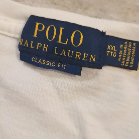 POLO RALPH LAUREN Preppy Bear white classic fit Men's XXL short sleeve t-shirt - Picture 7 of 15